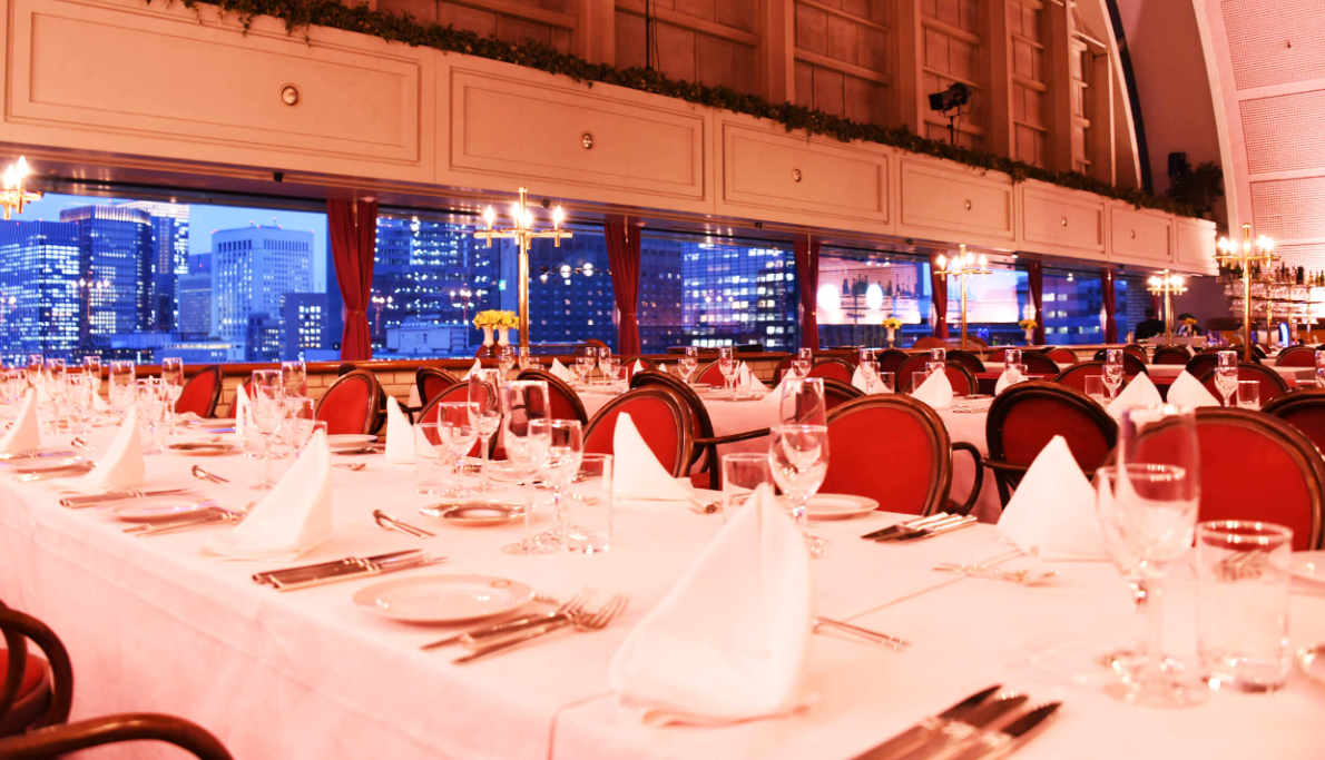 2019年合格祝賀会の会場の内装